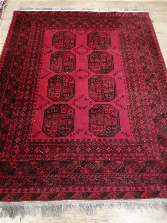 An Afghan carpet 195 x 150cm